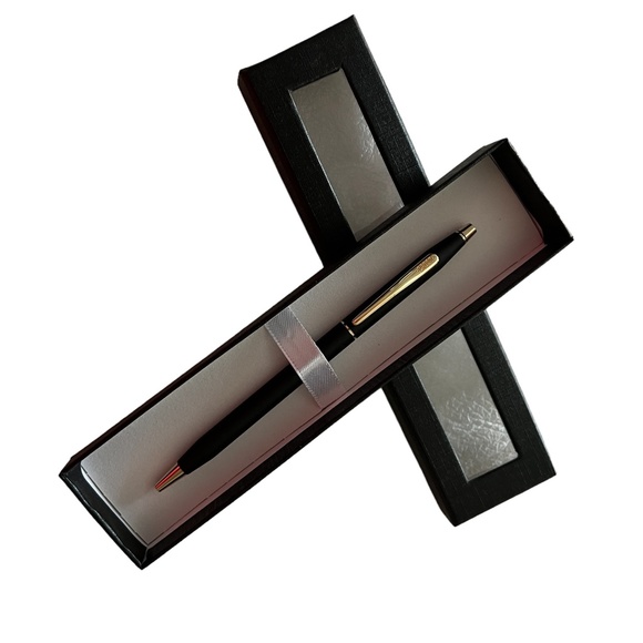 Cross ball point pen - black matte with gold trim / BLACK INK - Picture 6 of 13